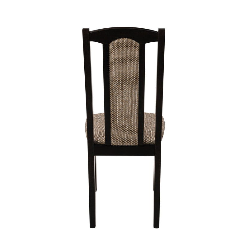 Scaun din lemn masiv de fag tapitat cu stofa s-37 boss7 w2, wenge-3