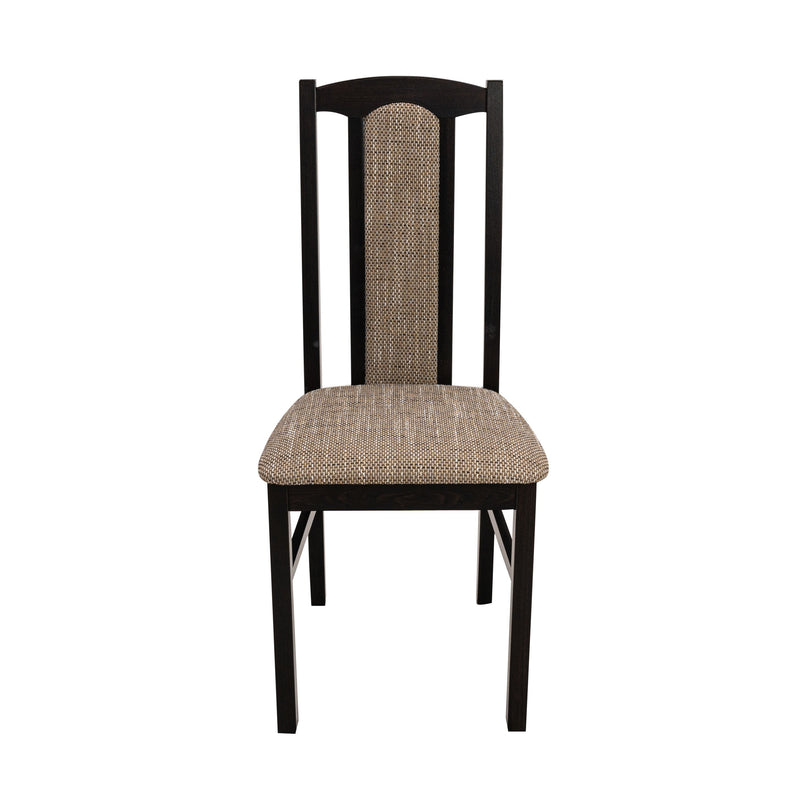 Scaun din lemn masiv de fag tapitat cu stofa s-37 boss7 w2, wenge-2