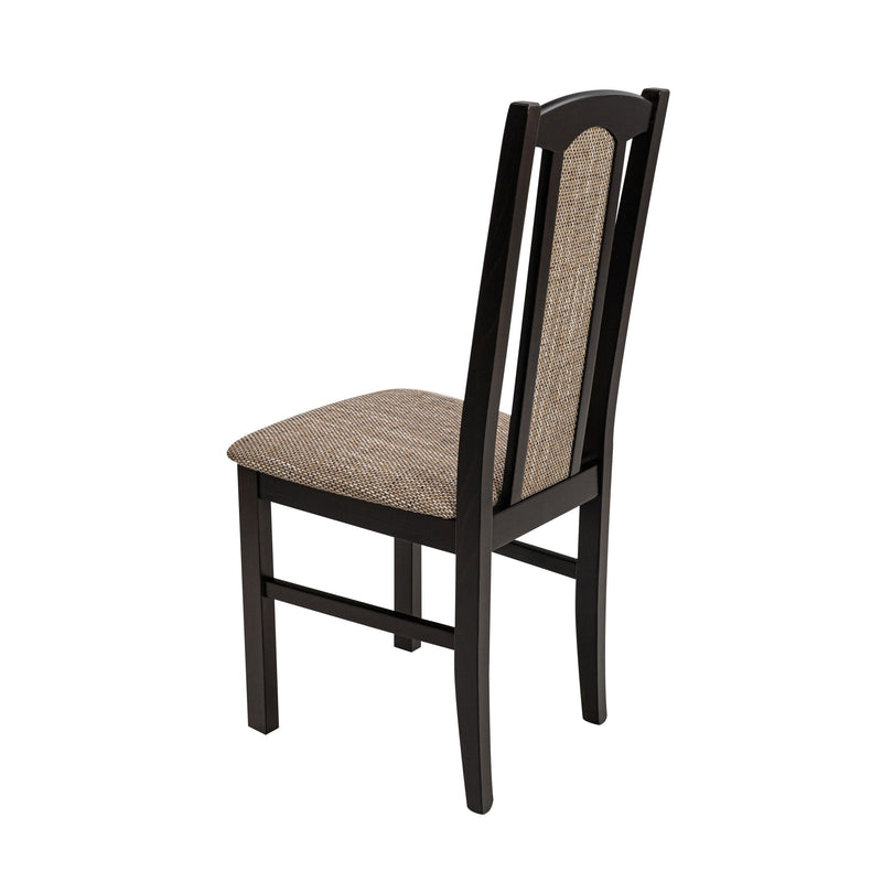 Scaun din lemn masiv de fag tapitat cu stofa s-37 boss7 w2, wenge-4