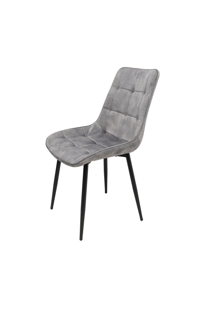 Scaun living HT1, stofa, gri-1