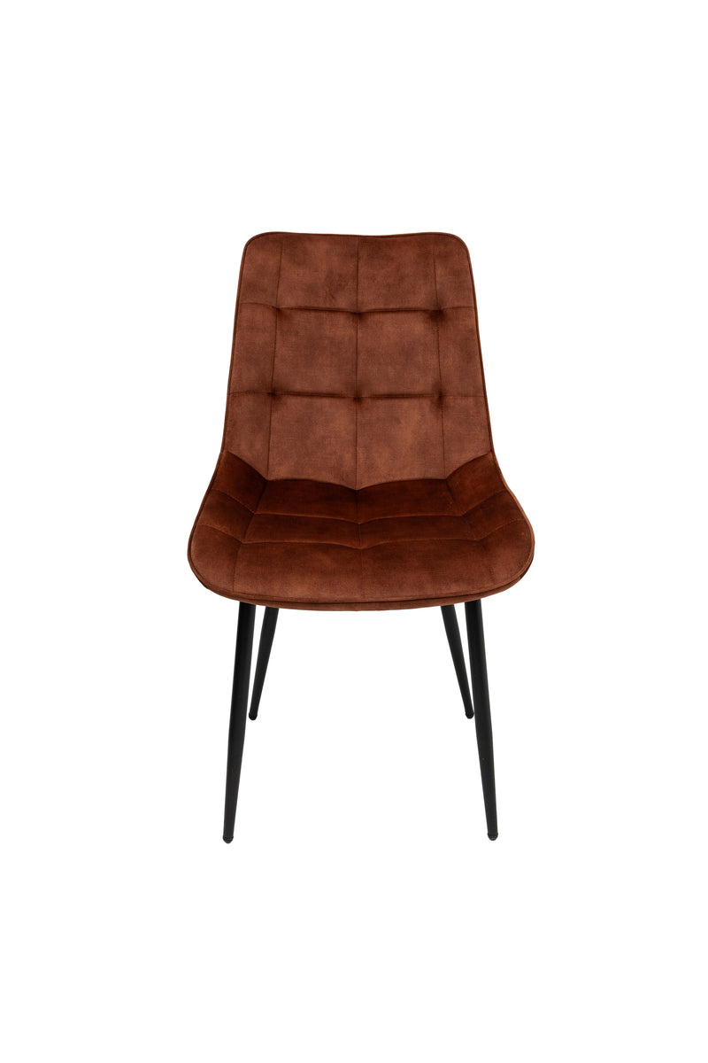 Scaun living HT1, stofa, maro deschis-2