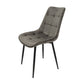 Scaun living HT2, stofa, gri