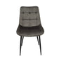 Scaun living HT2, stofa, gri