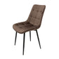 Scaun living HT2, stofa, maro