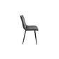 Scaun Living Tapițat S-206, Gri - La Cucu