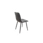 Scaun Living Tapițat S-206, Gri - La Cucu