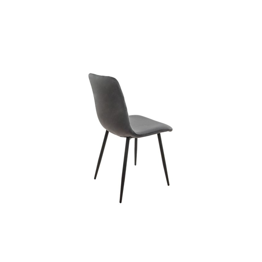 Scaun Living Tapițat S-206, Gri - La Cucu