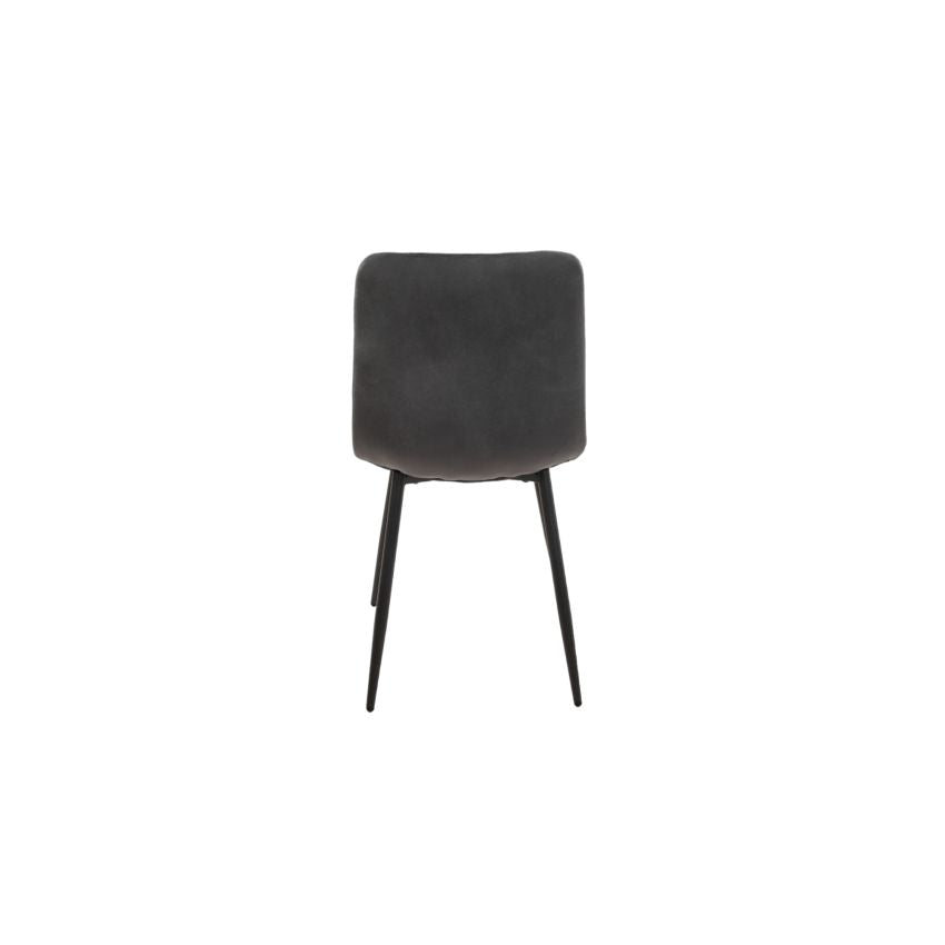 Scaun Living Tapițat S-206, Gri - La Cucu
