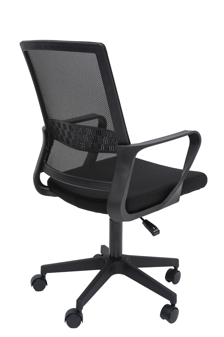 Scaun birou S-230, negru, mesh textil