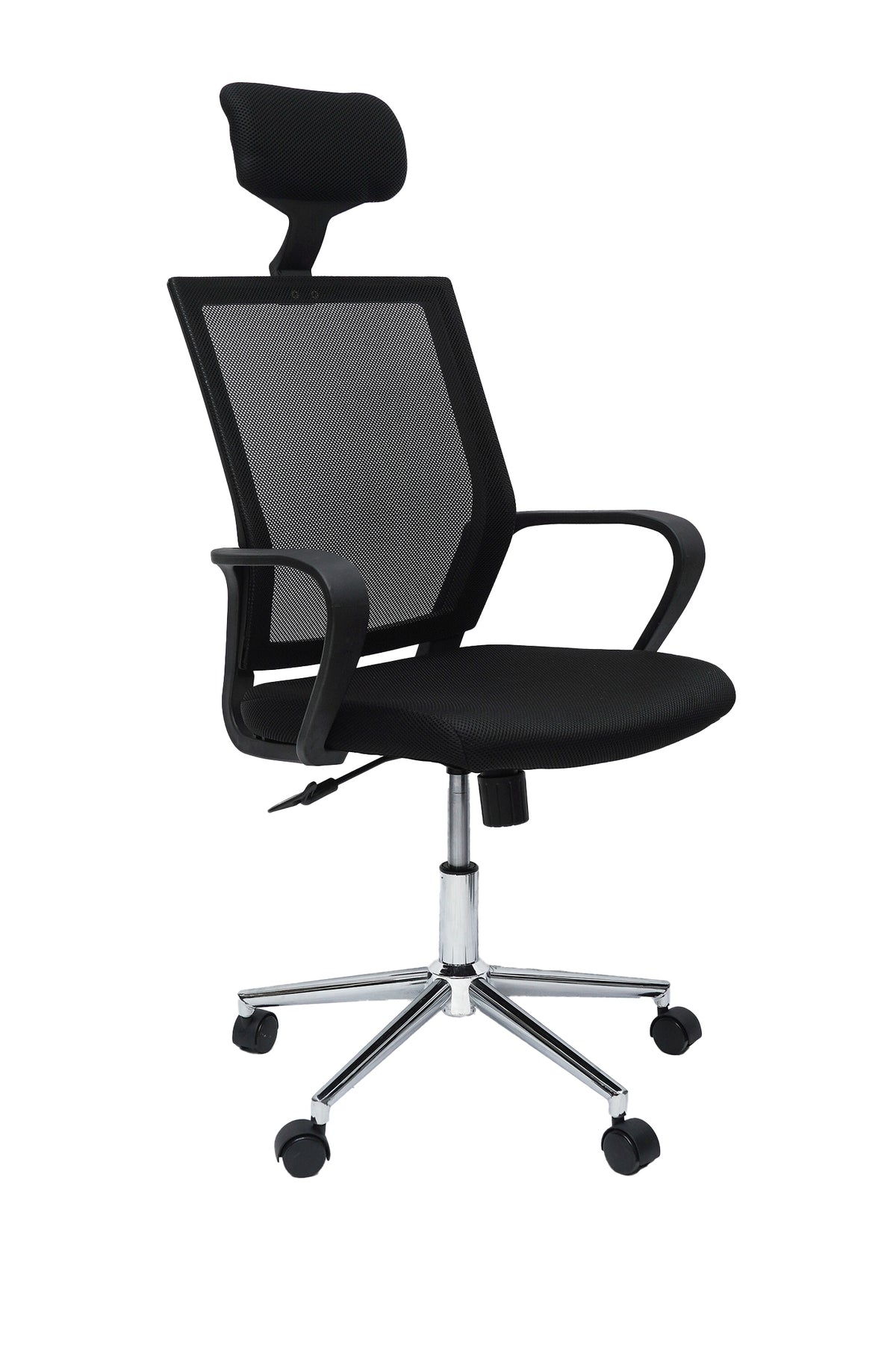Scaun birou S-231, negru, mesh textil