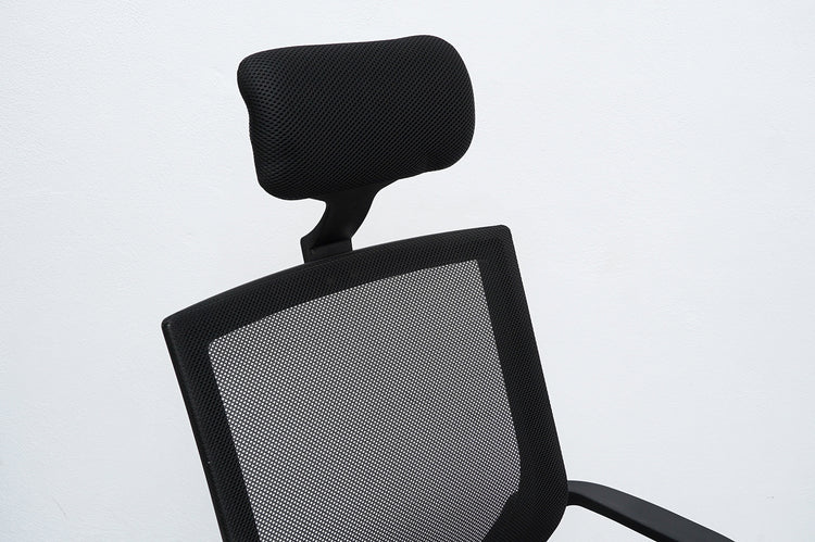 Scaun birou S-231, negru, mesh textil