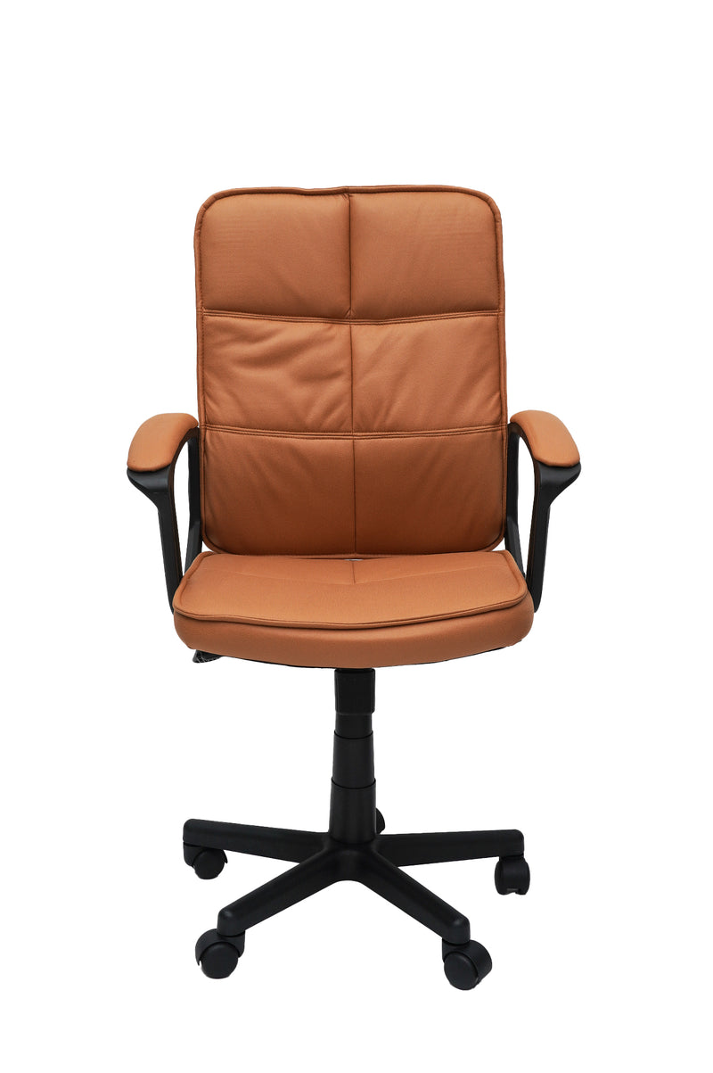 Scaun birou S-232, maro, piele ecologica-1