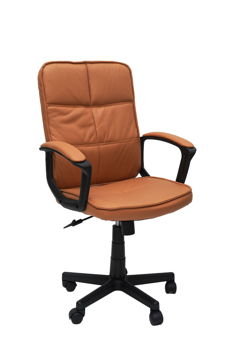 Scaun birou S-232, maro, piele ecologica-2