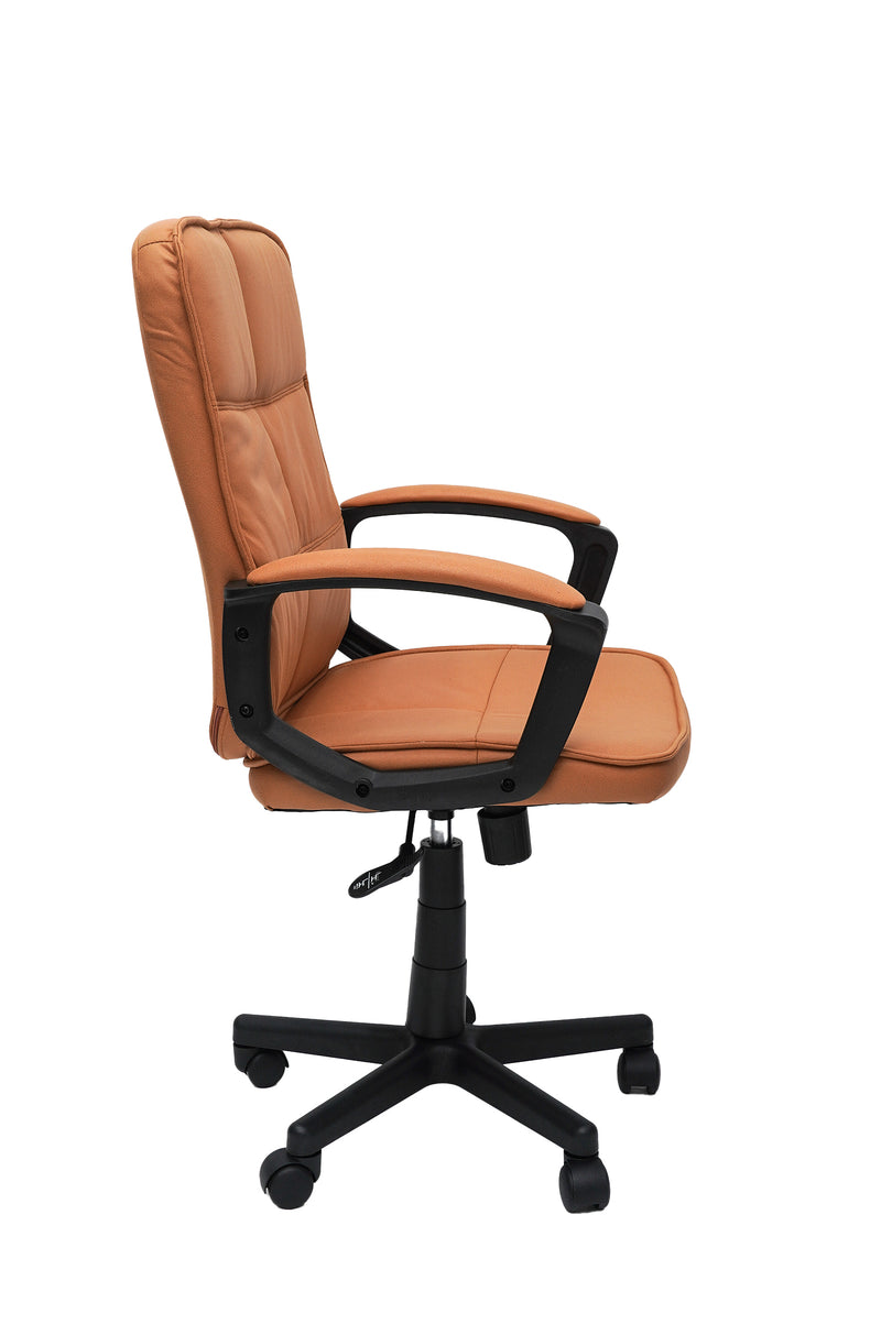 Scaun birou S-232, maro, piele ecologica-3