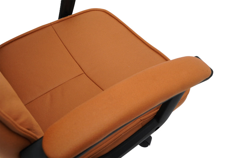 Scaun birou S-232, maro, piele ecologica-6