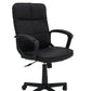 Scaun birou S-232, negru, piele ecologica