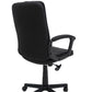 Scaun birou S-232, negru, piele ecologica