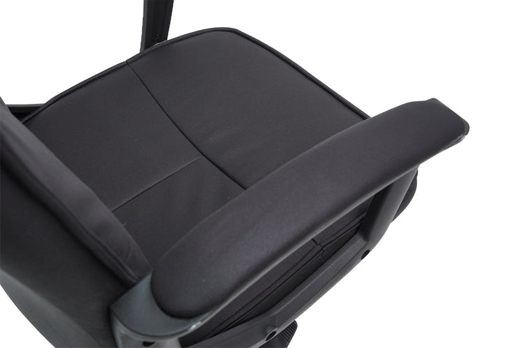 Scaun birou S-232, negru, piele ecologica