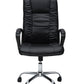 Scaun birou S-233, negru, piele ecologica