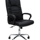Scaun birou S-233, negru, piele ecologica