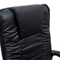 Scaun birou S-233, negru, piele ecologica