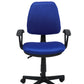 Scaun birou S-229, albastru, mesh textil