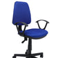 Scaun birou S-229, albastru, mesh textil