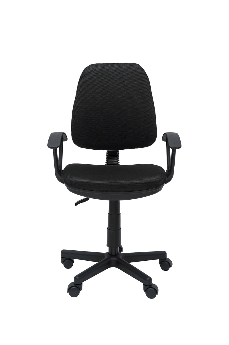 Scaun birou S-229, negru, mesh textil-1