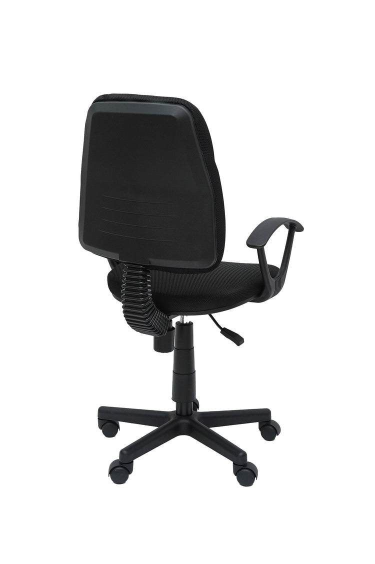 Scaun birou S-229, negru, mesh textil