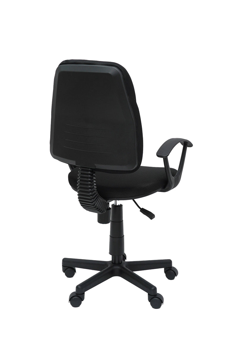 Scaun birou S-229, negru, mesh textil-4