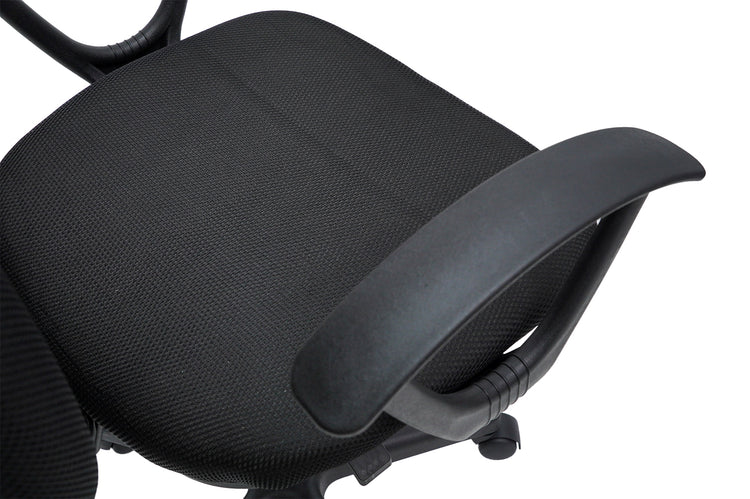 Scaun birou S-229, negru, mesh textil