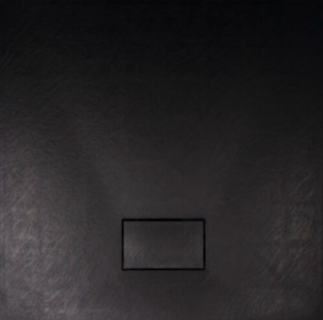 Cadita dus SMC 80x120 cm, neagra cu Sifon
