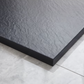 Cadita dus SMC 90x90 cm, neagra cu Sifon