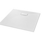 Cadita dus SMC 90x90cm, alba cu Sifon
