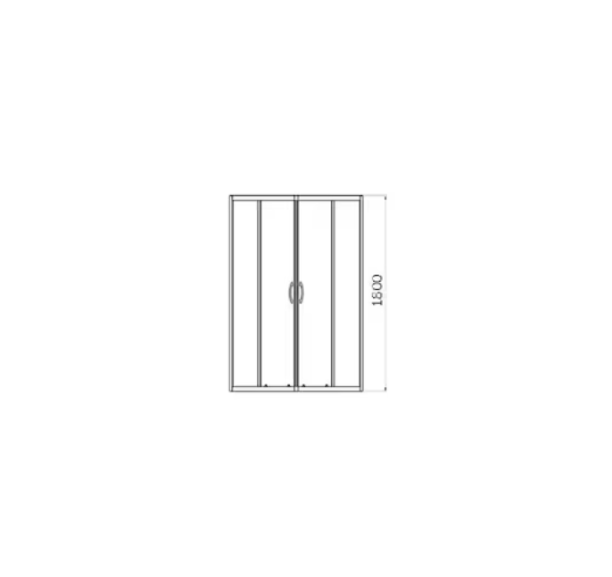 CABINA DUS 80X80 PATRATA, 80L