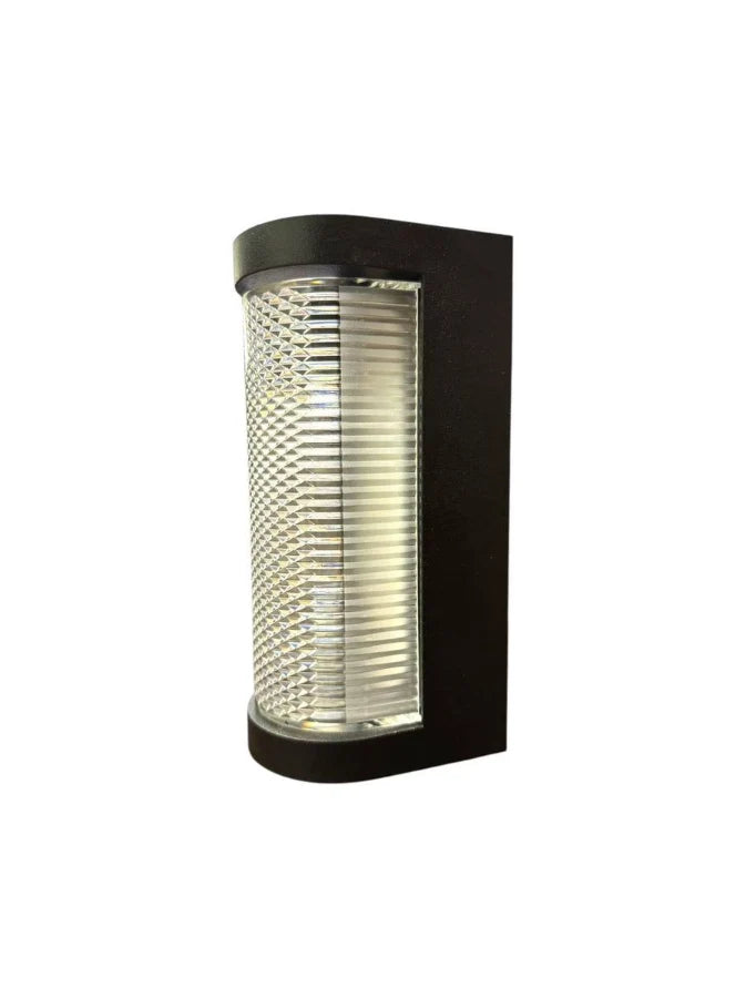 Aplica LED de Exterior AX155, Lumina Calda, 8W, Metal, Negru-1