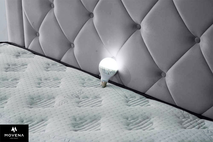 Pat Encanto 160 x 200 , tapitat cu somiera metalica