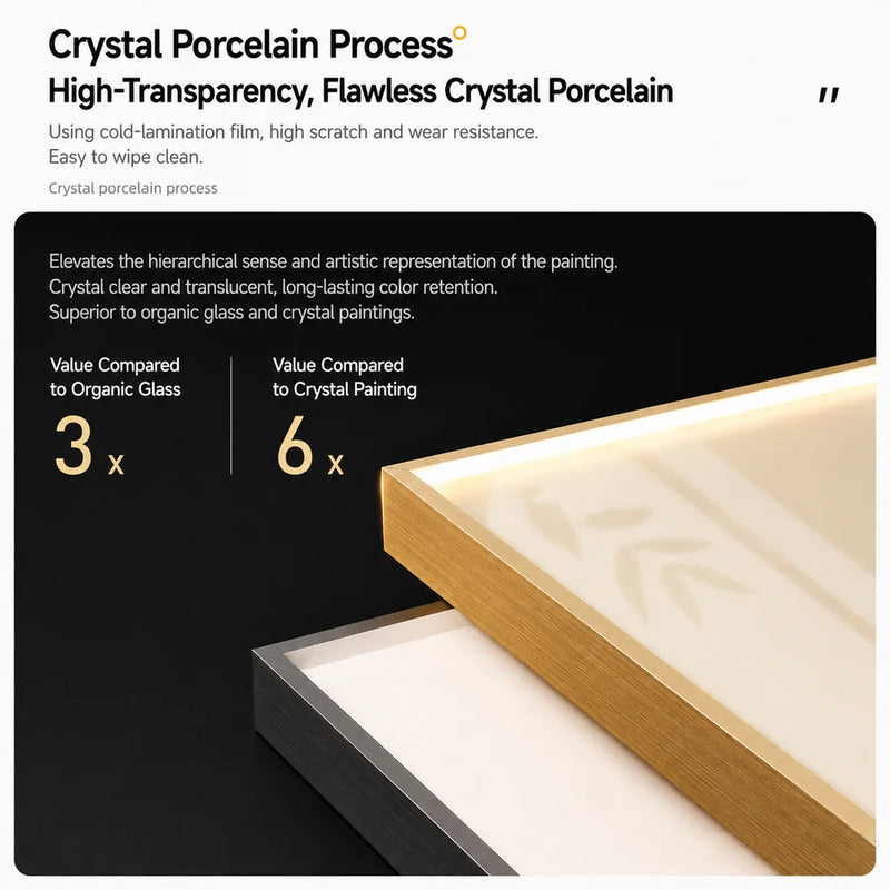 Tablou Decorativ cu Iluminare LED Calul de Foc, 60 x 80 cm, 24W, Lumina Neutra, Aliaj de Aluminiu si MDF-6