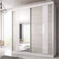 Dressing Ovidiu 32, 233x218x61 cm, culoare alb/gri