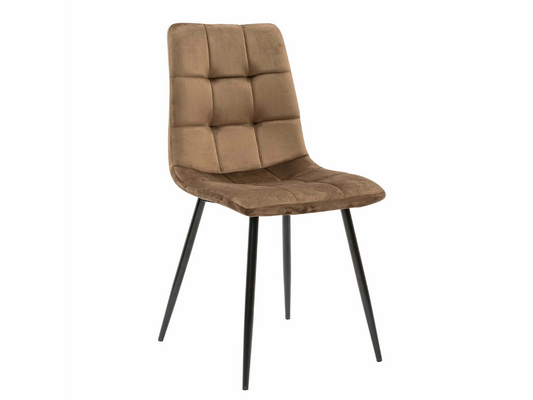 Scaun living, tapitat cu stofa, s-155