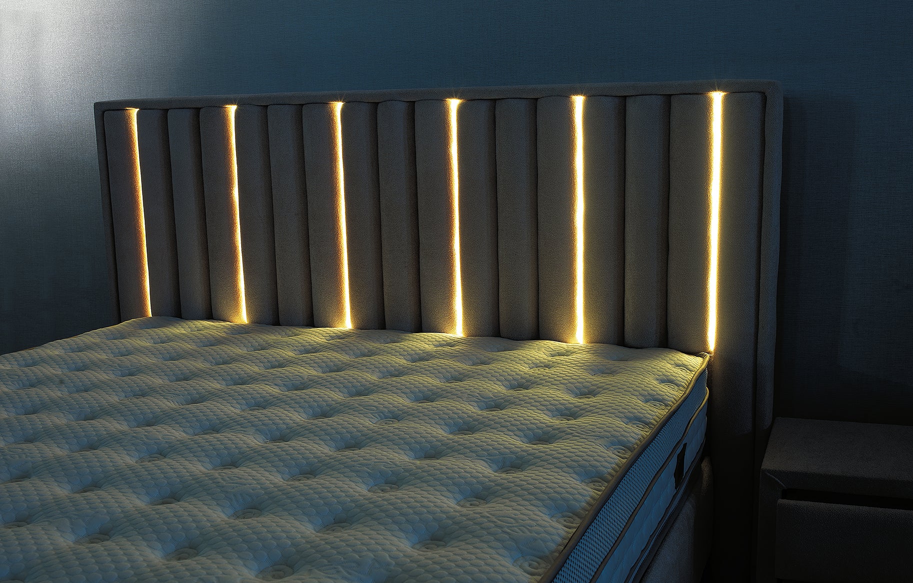 PAT VELORIA 160X200 CAPPUCINO - SOMIERA METALICA RABATABILA SI SALTEA