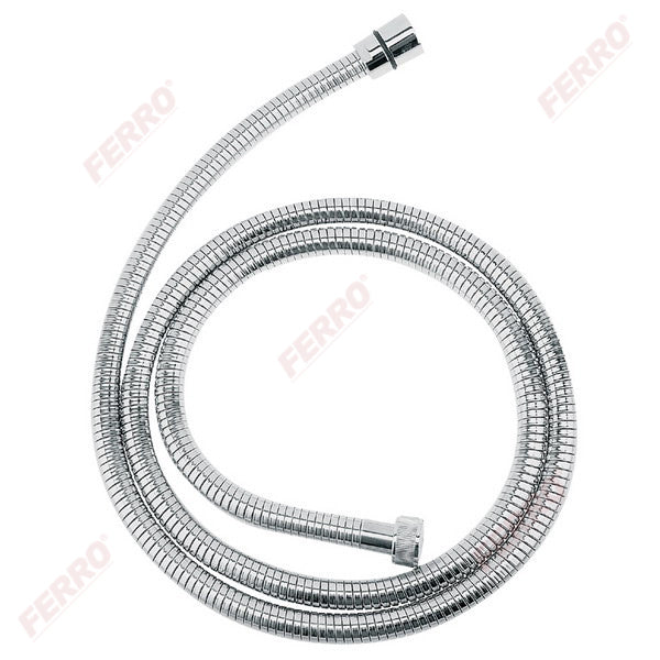 Furtun flexibil pentru dus, metalic, crom, 150 cm - La Cucu