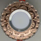 Spot LED ORBITA, 5W, Rotund, Lumina Rece / Calda, Bronz Antichizat, Rasina si Sticla