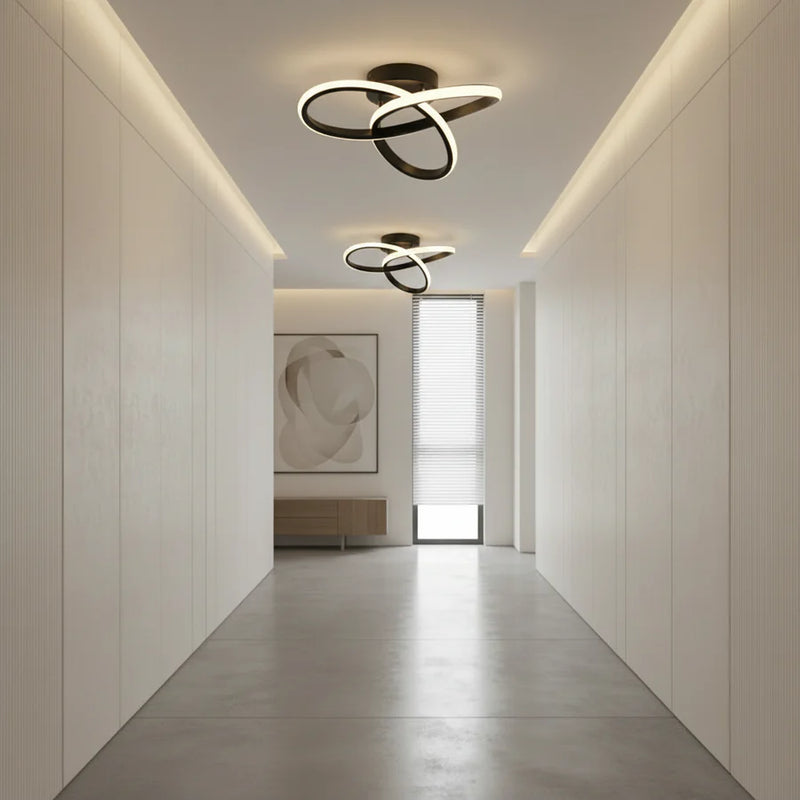 Lustra LED VERTEX Infinitum 13W, Lumina Rece/Calda/Neutra, Negru-3