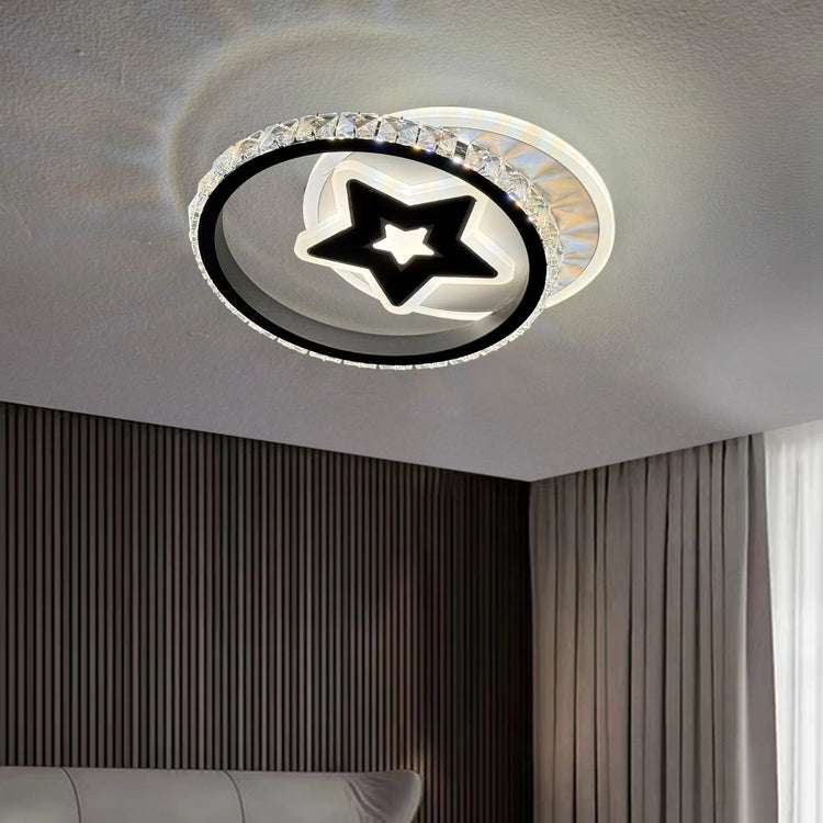 Aplica LED Hadley 24W Alb Negru LL702BK