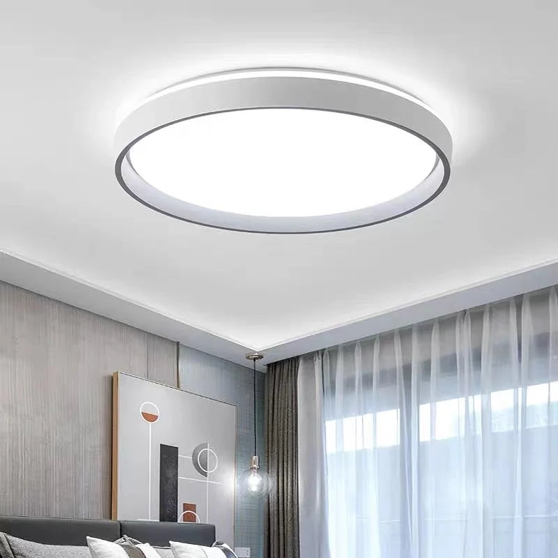 Plafoniera LED , 50W, Diametru 40cm, Lumina Calda/Rece/Neutra, Alb-1
