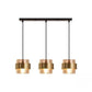 Lustra Suspendata LC866/3LTN, 3XE27, Inaltime Reglabila, Sticla si Metal