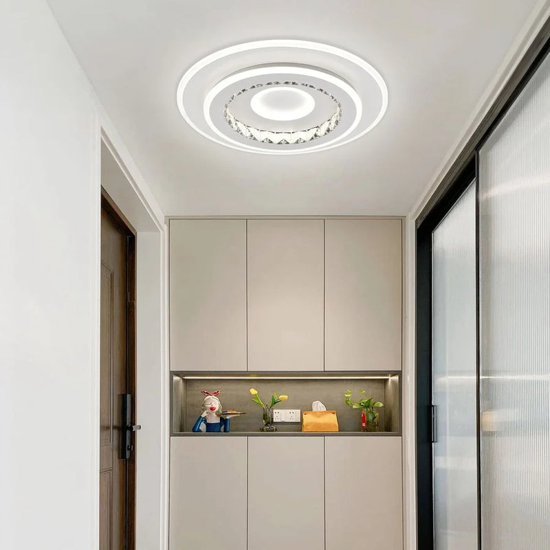 Lustra LED DOLIANA 70W, Diametru 40cm, lumina Rece/Calda/Neutra, Alb-3