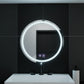 Oglinda LED Rotunda, 60cm, Lucea Touch, Sistem Dezaburire, Dimabila