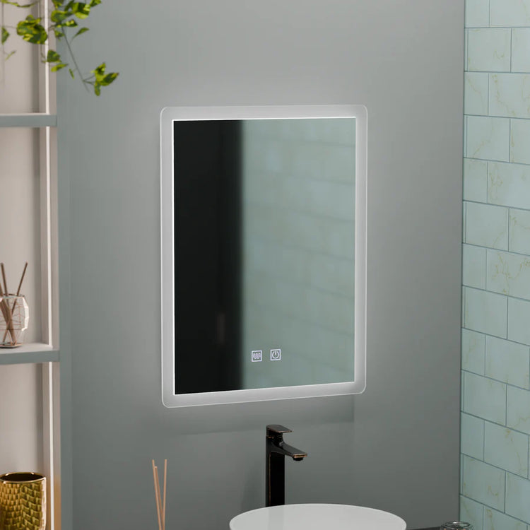Oglinda LED Rentagulara, 60x80cm, Touch VENERA , Sistem Dezaburire,Dimabila
